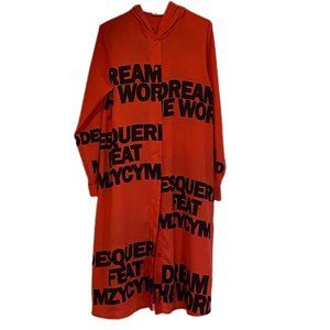 Women Red Tonic with Hat,Long Sleeves